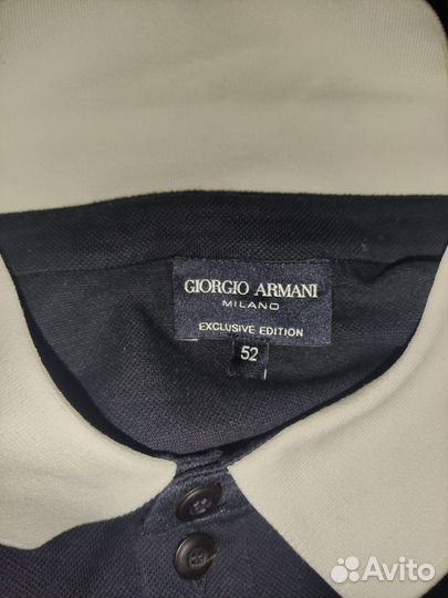 Giorgio Armani Поло Футболка Италия 52р