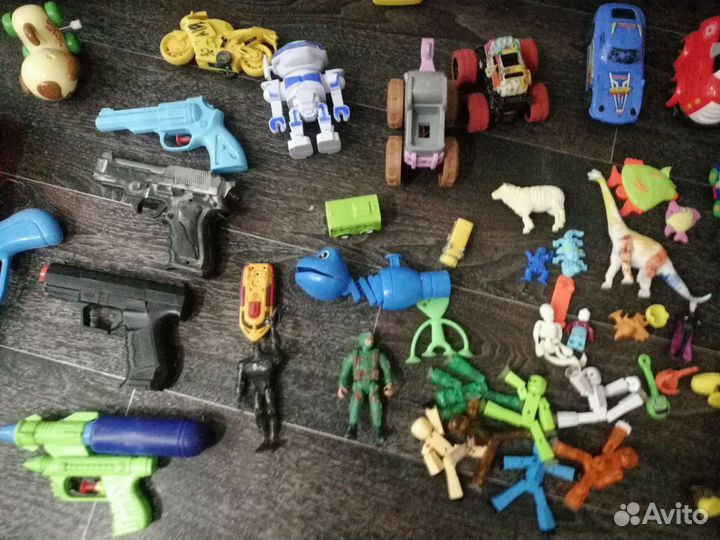 Игрушки машинки пакетом