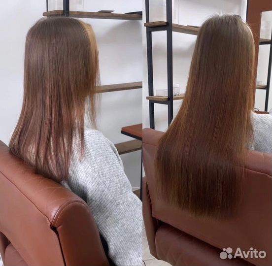 Наращивание волос модель