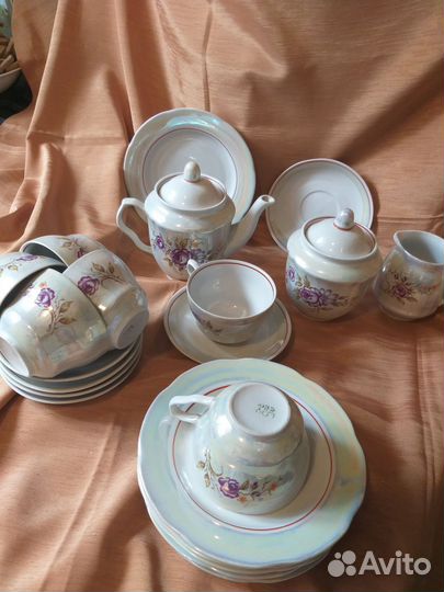 Чайный сервиз СССР 6 персон