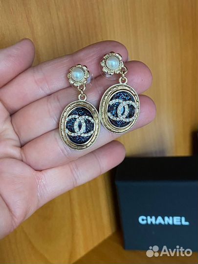 Серьги Chanel оригинал
