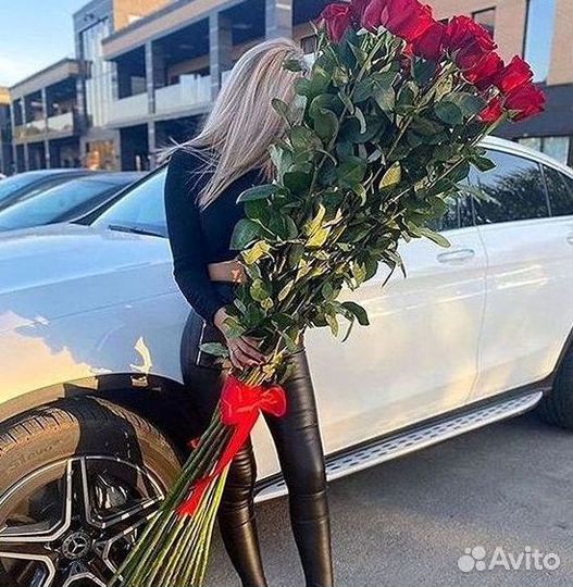 Высокие розы Гигантские розы Доставка цветов