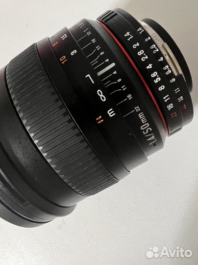 Объектив Samyang 50mm f/1.4 AS UMC Nikon F