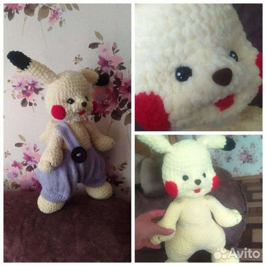 Мягкая игрушка, зайки и котики в стиле Тильда