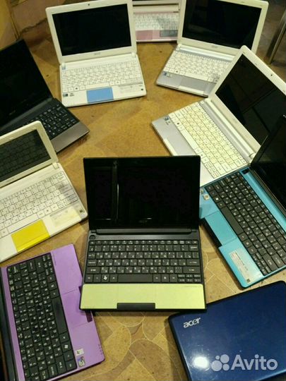 Разноцветные нетбуки 2(4) ядра/Гб/в отл.сост