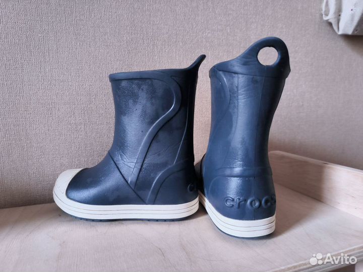 Детские резиновые сапоги crocs