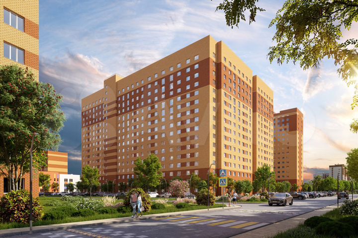 2-к. квартира, 58,2 м², 11/16 эт.