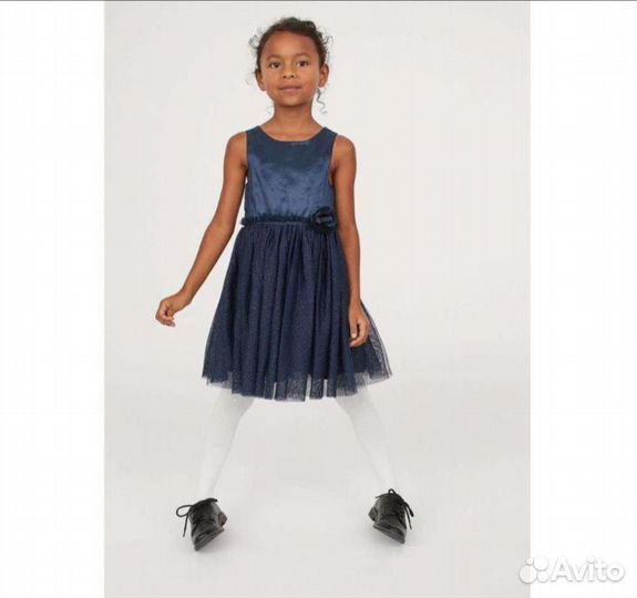 Нарядное платье hm 5-6 лет