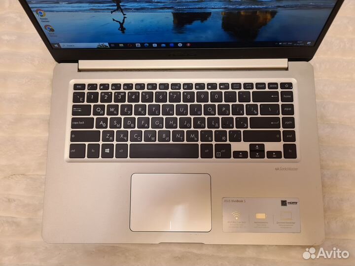 Asus vivobook 15 S510UN, 128Gb SSD + 1Tb HDD, 8 Gb