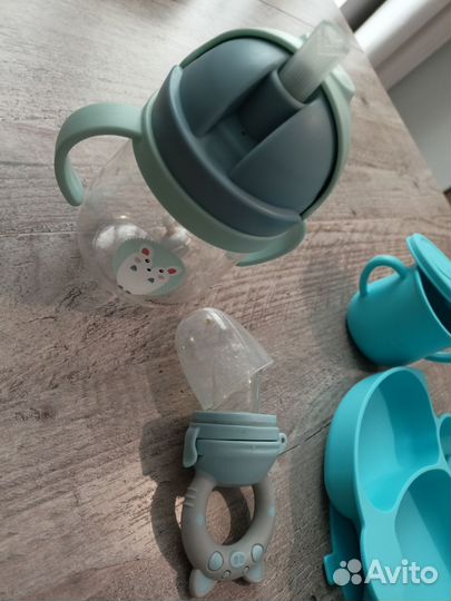 Набор силиконовой посуды детский