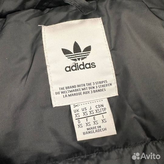 Женская зимняя куртка Adidas, пуховик Адидас, ориг