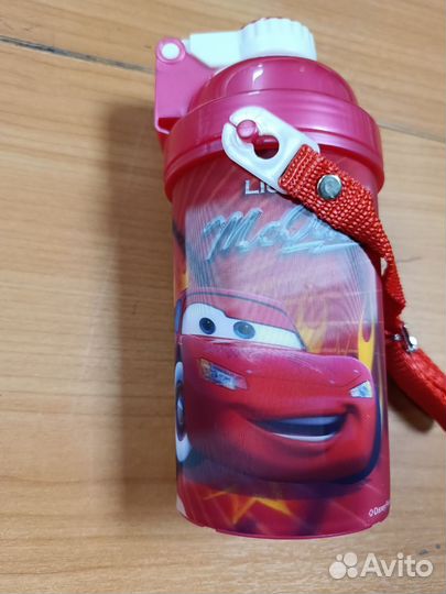 Бутылка для питья тачка Молния Маккуин