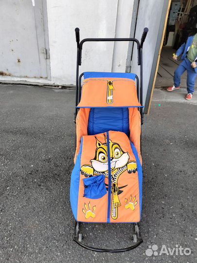 Детские санки складные