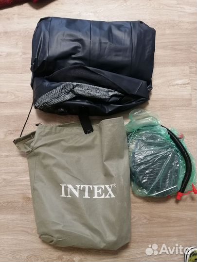Надувной матрас кровать intex