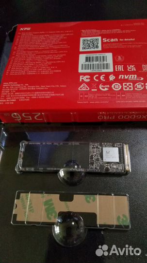 SSD накопитель adata XPG SX6000 Pro M.2 256GB