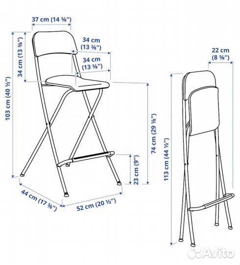 Стул IKEA франклин