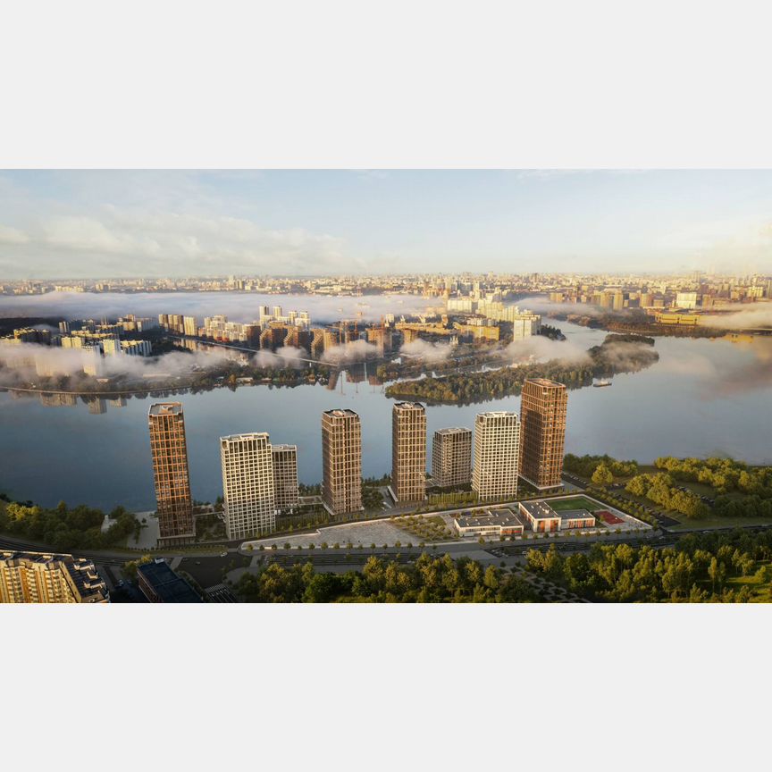 2-к. квартира, 69,3 м², 11/25 эт.