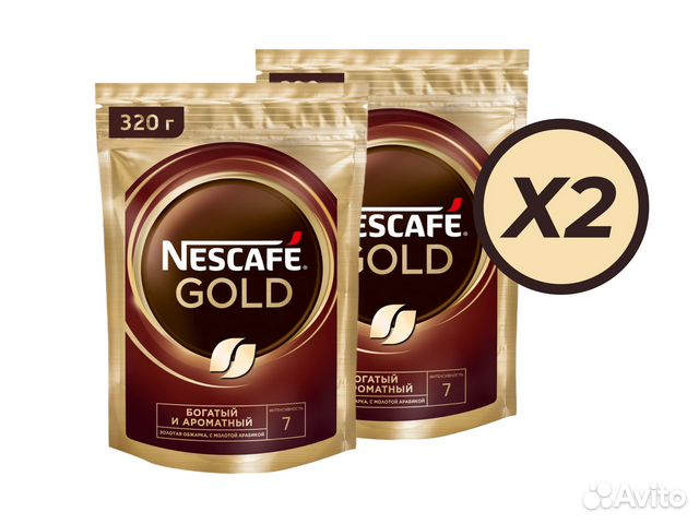Кофе Nescafe Gold 320 г., 2 шт купить в Москве | Товары для дома и дачи ...