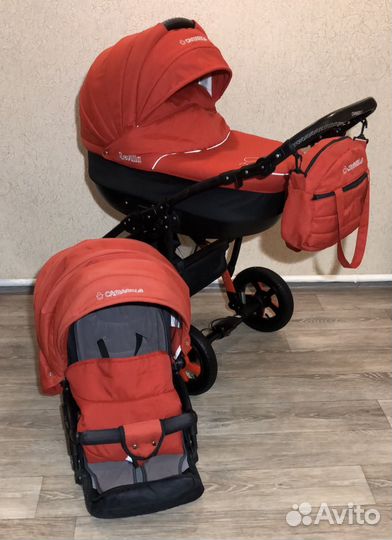 Коляска camarelo 2в1