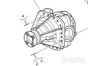 Редуктор заднего моста RT3210HV Renault Kerax