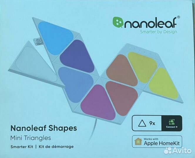 9 шт Nanoleaf shapes мини треугольники