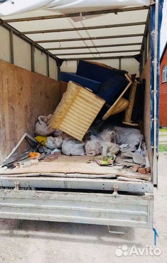 Вывоз мусора, бытового, хлама, строительного