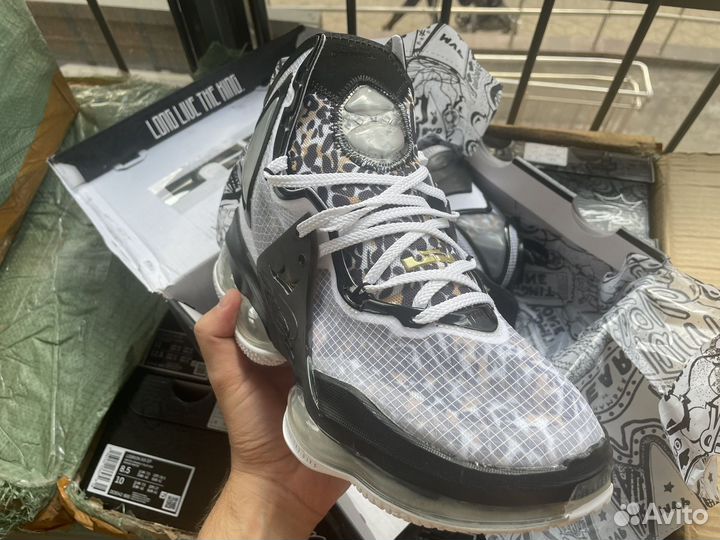 Баскетбольные кроссовки nike lebron 19 leopard