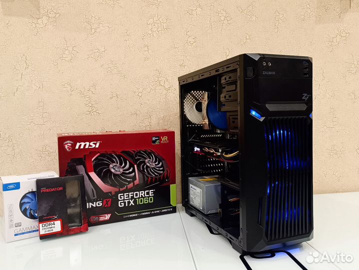 Игровой пк i5 7600 16gb GTX1060 6gb