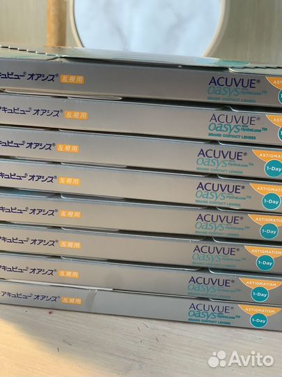 Линзы контактные acuvue oasys -2.25