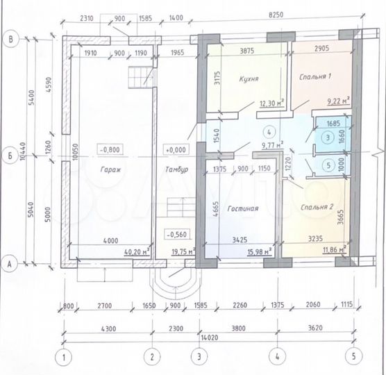 3-к. квартира, 117,8 м², 1/1 эт.