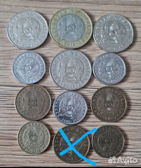 Монеты казахстана