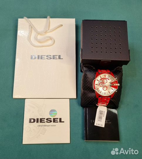 Часы Оригинальные мужские Diesel DZ4638 красный