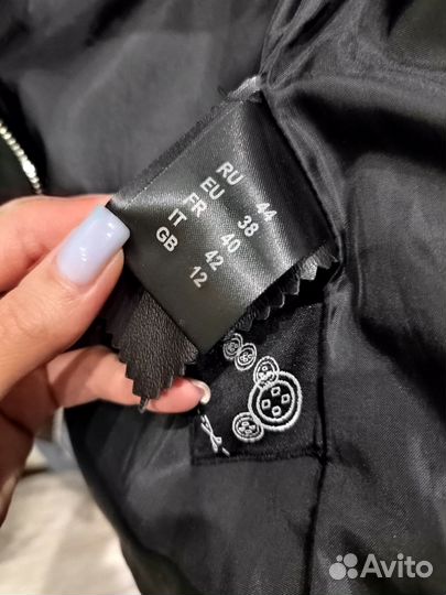 Кожаная куртка косуха 44