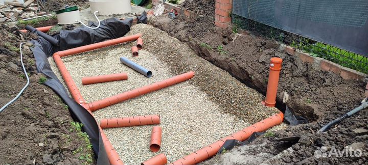 Новый септик Гелион 600 с установкой