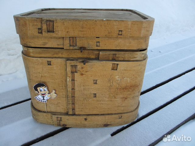 Короб лубяной - сундук