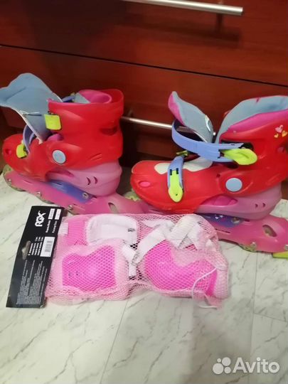 Детские ролики и защита