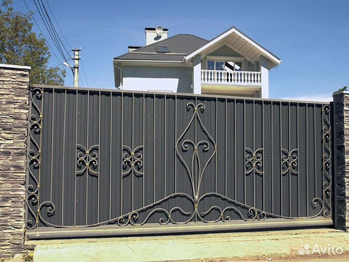 Откатные ворота 