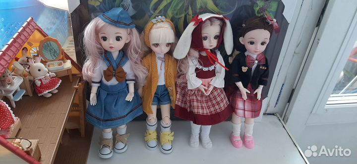 Шарнирная кукла бжд