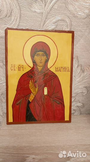 Икона писанная Св. мученица Марина