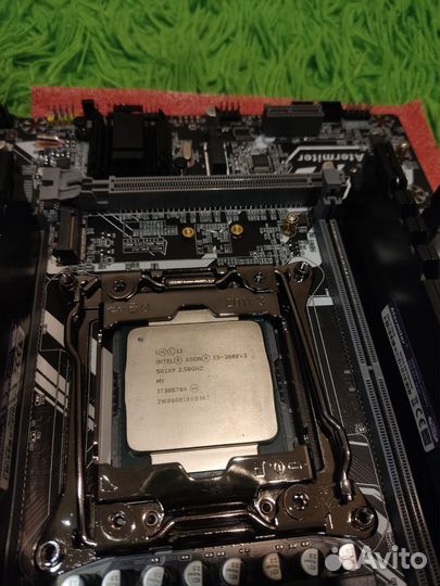 Комплект Мать X99+проц 2680V3(12 ядер) +DDR4 16Gb