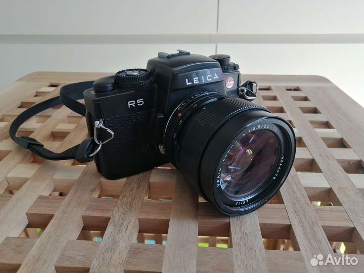 Leica R5 плёночный фотоаппарат
