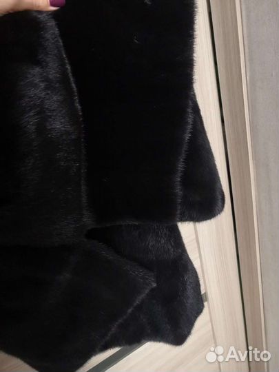 Шуба норковая с капюшоном 42 44