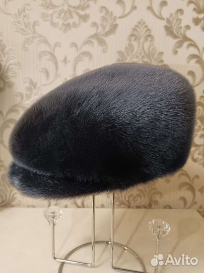 Меховая мужская кепка нерпа