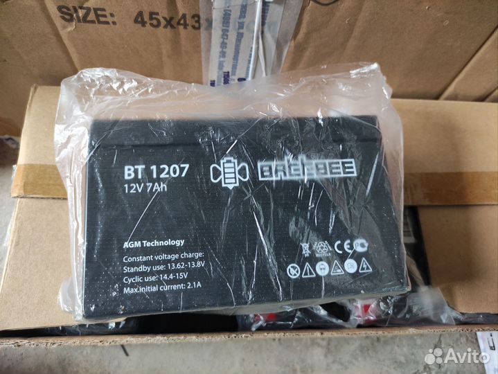 Аккумулятор 12в 7 А/ч