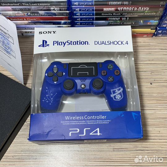Sony PS4 Slim 1TB + 750Игр + 2Джостика Гарантия