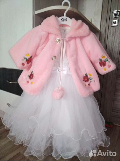 Новогоднее платье для девочки 98 104