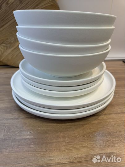 Тарелка Domenik Rock белая