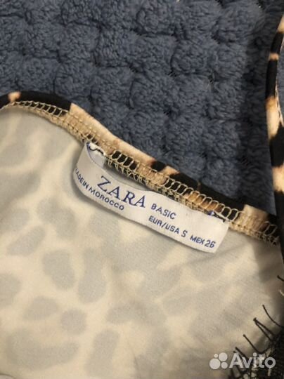 Платье леопардовое zara