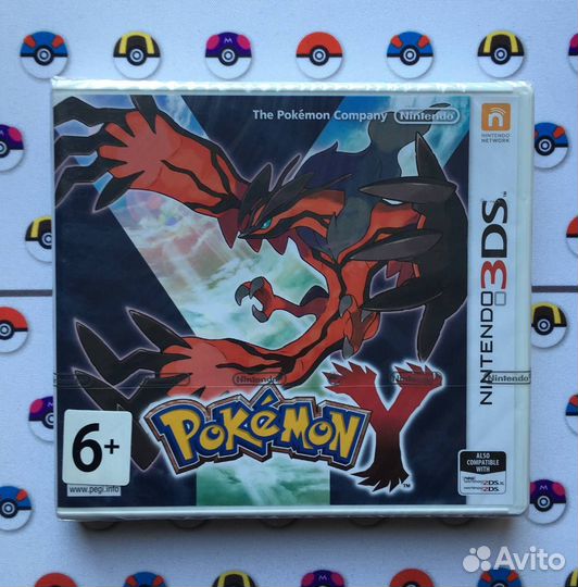 Pokemon Y Nintendo 3DS Новый Редкий Картридж