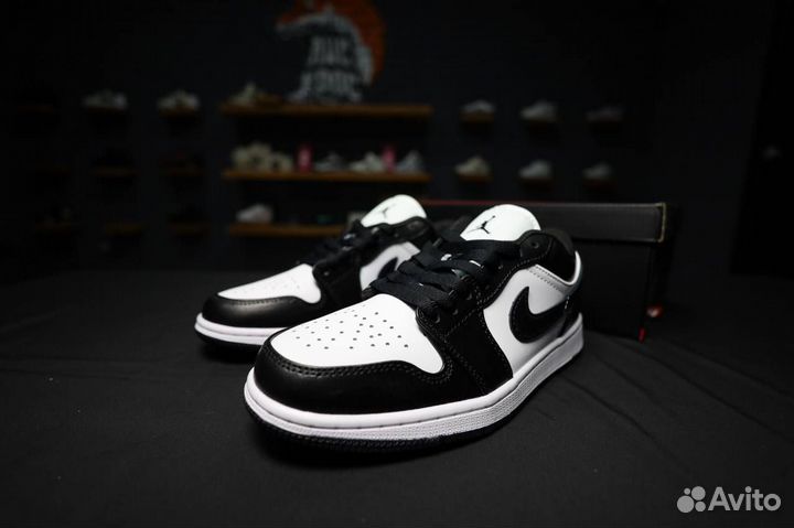 Кроссовки Nike Air Jordan 1 Low Black White